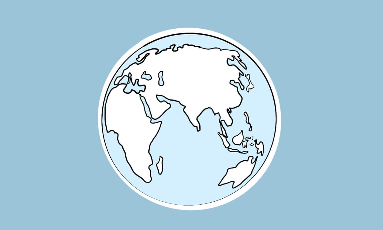 Illustration of a globe